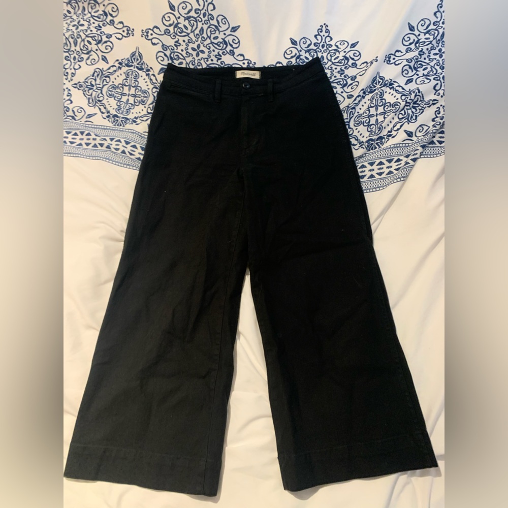 Madewell Emmett Wide Leg Crop Pants